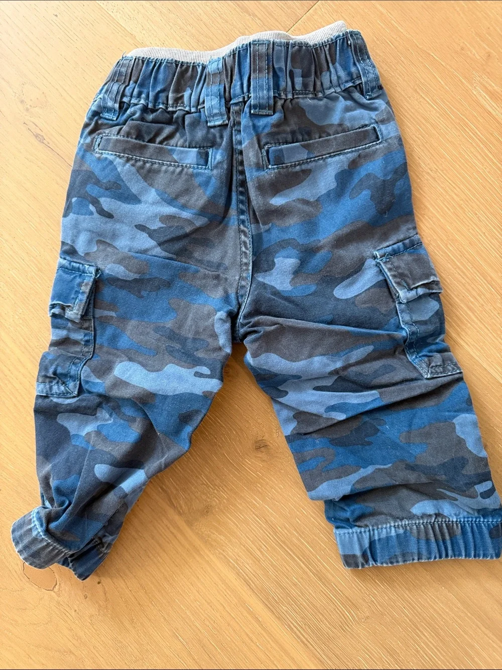 GAP Blue Camouflage Cargo Pants for Kids